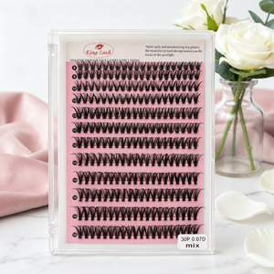 King Lash 30P 0.07D Premade Lash Fans