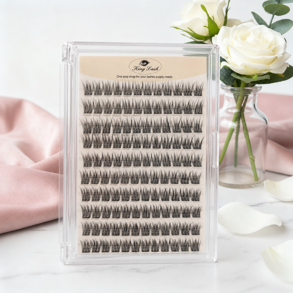 King Lash F44 Premade Lash Clusters