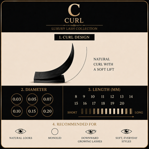 King Lash Mink Faux Lashes Type C Curl