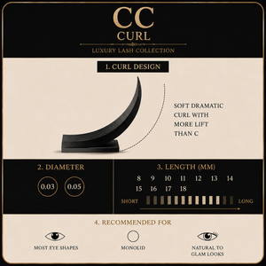 King Lash Mink Faux Lashes Type CC Curl