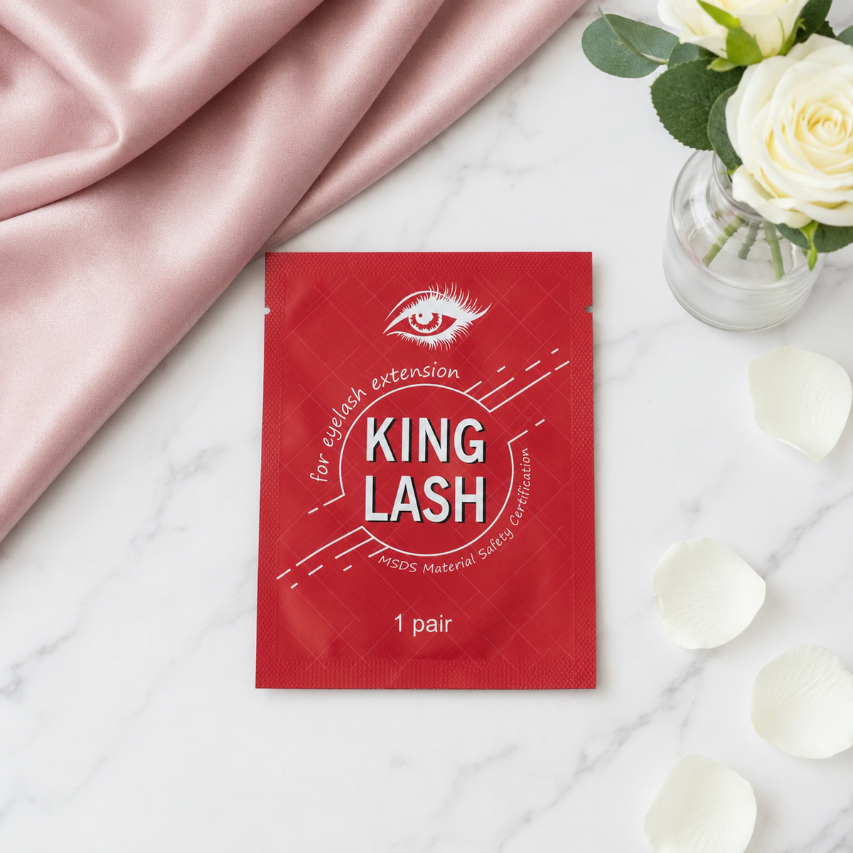 King Lash Under-Eye Gel Pads Pack of 20| For Eyelash Extensions