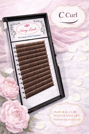 King Lash Mink Faux Lashes Type C Curl