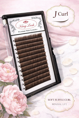 King Lash Mink Faux Lashes Type J Curl