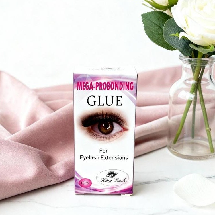 King Lash Mega Pro Bonding Glue For Eyelash Extension Glue - 15ml