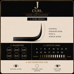 King Lash Mink Faux Lashes Type J Curl