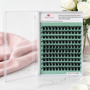 King Lash No. 1 D Curl Premade Lash Fans