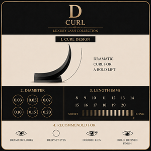 King Lash Mink Faux Lashes Type D Curl