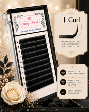 King Lash Mink Faux Lashes Type J Curl