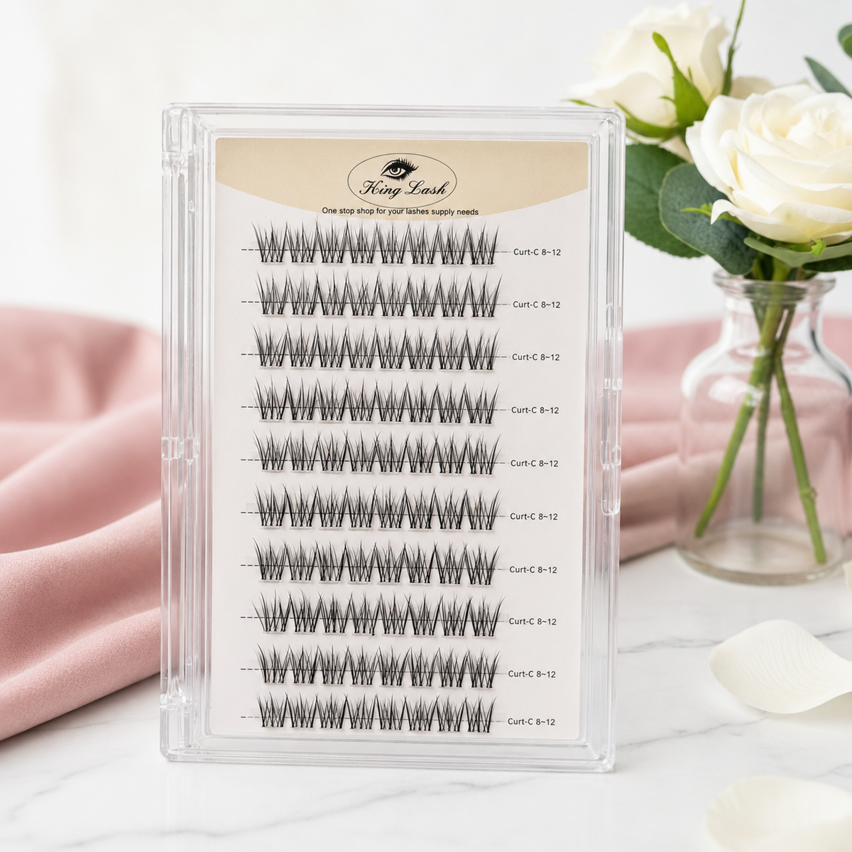 King Lash F43 Premade Lash Clusters