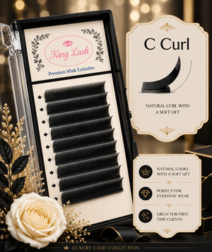 King Lash Mink Faux Lashes Type C Curl